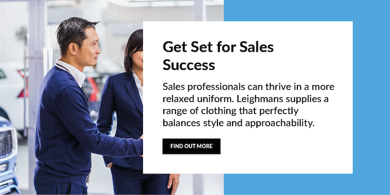 sales professionals need a range of workwear